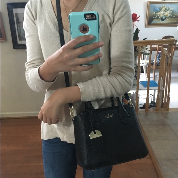 Kate Spade black crossbody satchel bag - Picture 8 of 8